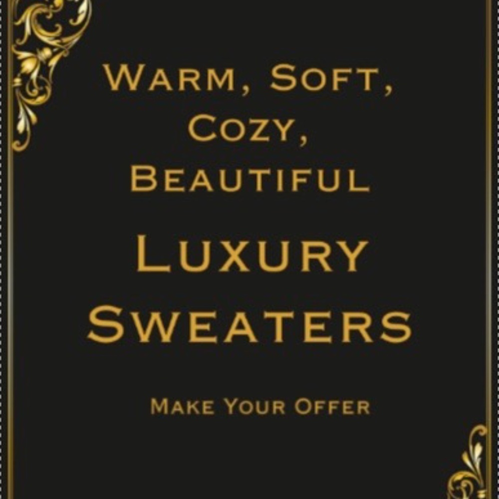 Luxury Sweaters, NWT!  Shipped Fast!
